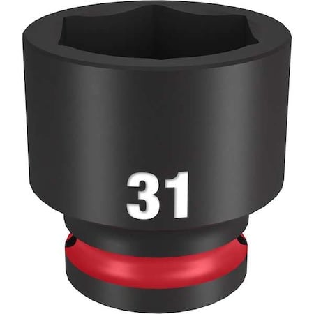31mm SHOCKWAVE Impact Duty 1/2 in. Drive Standard 6 Point Impact Socket MPN:49-66-6263