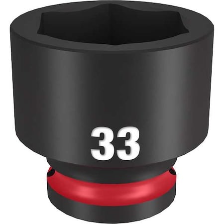 33mm SHOCKWAVE Impact Duty 1/2 in. Drive Standard 6 Point Impact Socket MPN:49-66-6265