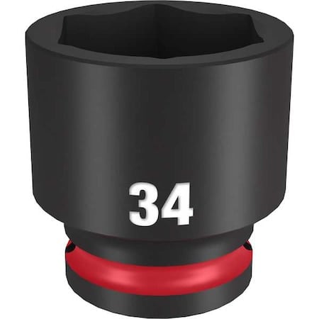 34mm SHOCKWAVE Impact Duty 1/2 in. Drive Standard 6 Point Impact Socket MPN:49-66-6266