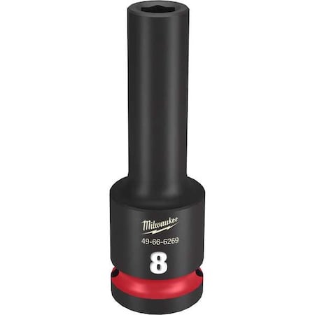 8mm SHOCKWAVE Impact Duty 1/2 in. Drive Deep Well 6 Point Impact Socket MPN:49-66-6269