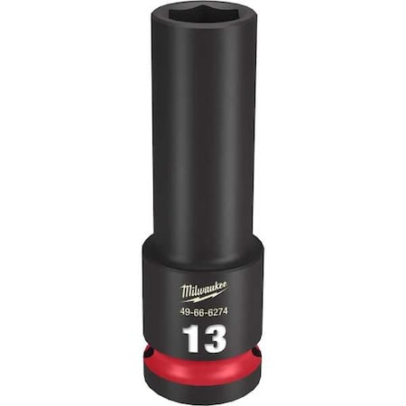 13mm SHOCKWAVE Impact Duty 1/2 in. Drive Deep Well 6 Point Impact Socket MPN:49-66-6274