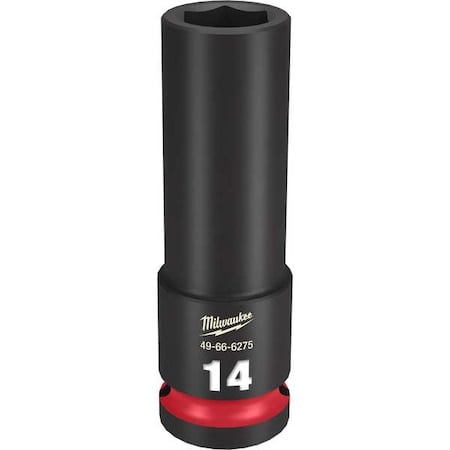 14mm SHOCKWAVE Impact Duty 1/2 in. Drive Deep Well 6 Point Impact Socket MPN:49-66-6275