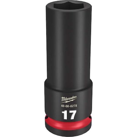 17mm SHOCKWAVE Impact Duty 1/2 in. Drive Deep Well 6 Point Impact Socket MPN:49-66-6278
