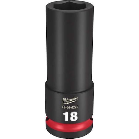 18mm SHOCKWAVE Impact Duty 1/2 in. Drive Deep Well 6 Point Impact Socket MPN:49-66-6279