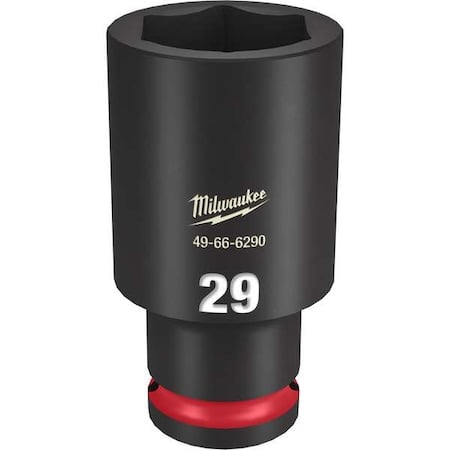29mm SHOCKWAVE Impact Duty 1/2 in. Drive Deep Well 6 Point Impact Socket MPN:49-66-6290