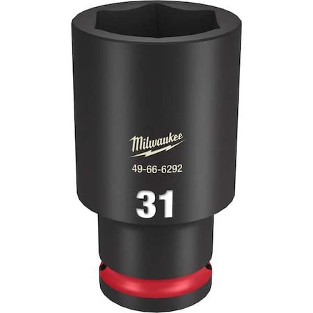 31mm SHOCKWAVE Impact Duty 1/2 in. Drive Deep Well 6 Point Impact Socket MPN:49-66-6292