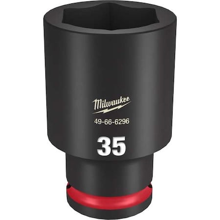 35mm SHOCKWAVE Impact Duty 1/2 in. Drive Deep Well 6 Point Impact Socket MPN:49-66-6296