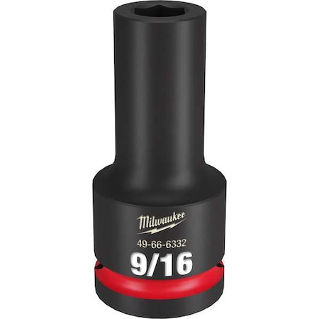 9/16 in. SHOCKWAVE Impact Duty 3/4 in. Drive Deep Well 6 Point Impact Socket MPN:49-66-6332