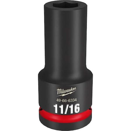 11/16 in. SHOCKWAVE Impact Duty 3/4 in. Drive Deep Well 6 Point Impact Socket MPN:49-66-6334