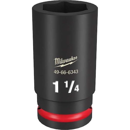 1-1/4 in. SHOCKWAVE Impact Duty 3/4 in. Drive Deep Well 6 Point Impact Socket MPN:49-66-6343