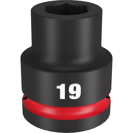 19mm SHOCKWAVE Impact Duty 3/4 in. Drive Standard 6 Point Impact Socket MPN:49-66-6357