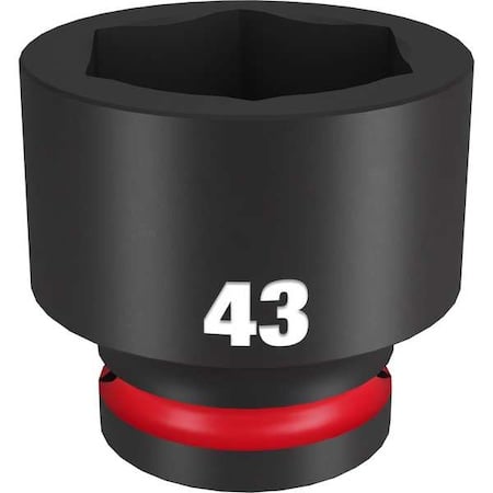 43mm SHOCKWAVE Impact Duty 3/4 in. Drive Standard 6 Point Impact Socket MPN:49-66-6381