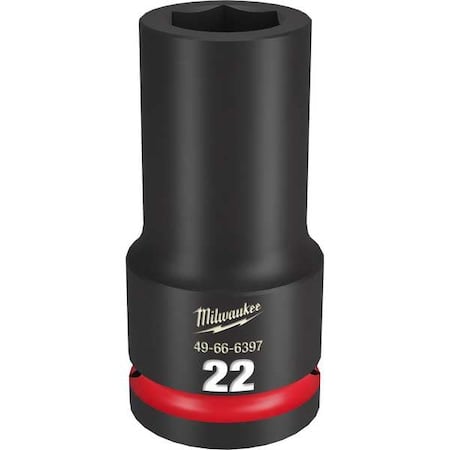 22mm SHOCKWAVE Impact Duty 3/4 in. Drive Deep Well 6 Point Impact Socket MPN:49-66-6397