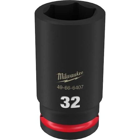 32mm SHOCKWAVE Impact Duty 3/4 in. Drive Deep Well 6 Point Impact Socket MPN:49-66-6407