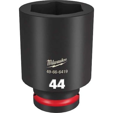 44mm SHOCKWAVE Impact Duty 3/4 in. Drive Deep Well 6 Point Impact Socket MPN:49-66-6419