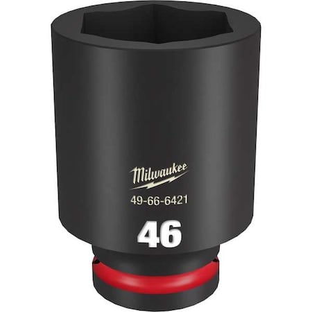 46mm SHOCKWAVE Impact Duty 3/4 in. Drive Deep Well 6 Point Impact Socket MPN:49-66-6421
