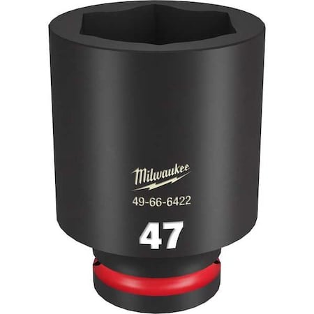 47mm SHOCKWAVE Impact Duty 3/4 in. Drive Deep Well 6 Point Impact Socket MPN:49-66-6422