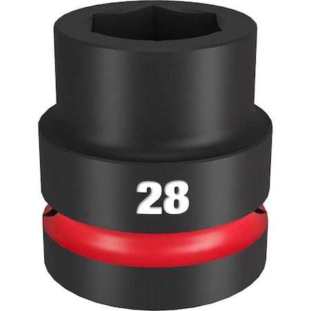 28mm SHOCKWAVE Impact Duty 1 in. Drive Standard 6 Point Impact Socket MPN:49-66-6593