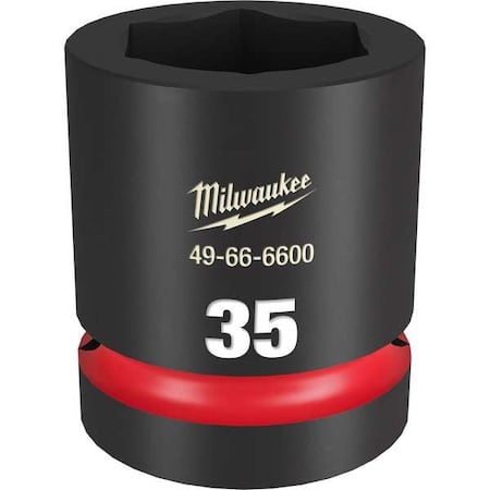35mm SHOCKWAVE Impact Duty 1 in. Drive Standard 6 Point Impact Socket MPN:49-66-6600