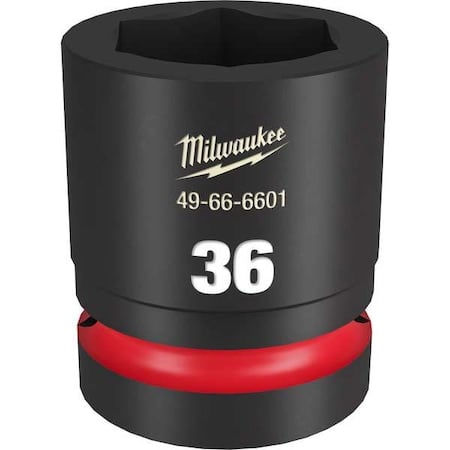 36mm SHOCKWAVE Impact Duty 1 in. Drive Standard 6 Point Impact Socket MPN:49-66-6601