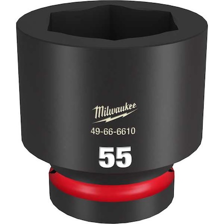 55mm SHOCKWAVE Impact Duty 1 in. Drive Standard 6 Point Impact Socket MPN:49-66-6610