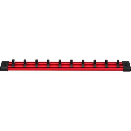 SocketRail, Blk, Red, Plastic, 1313/16in, 1PK MPN:49-66-6734