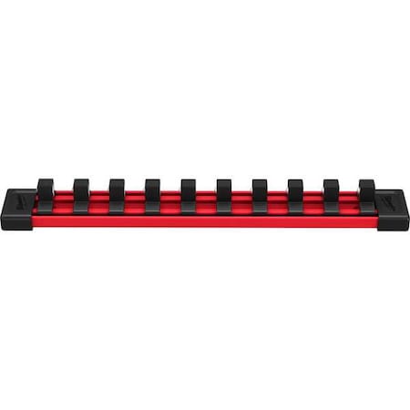 SocketRail, Blk, Red, Plastic, 1313/16in, 1PK MPN:49-66-6735