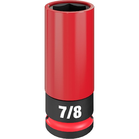 1/2 in Drive Lug Nut Wheel Socket Deep Socket, Black Phosphate, Lug Nut Wheel Plastic, 7/8 in Sz MPN:49-66-7812
