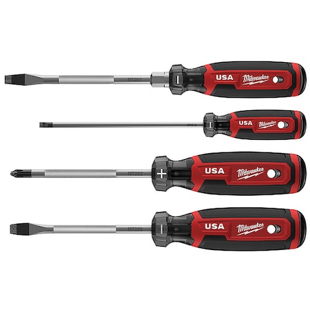 4 pc. Cushion Grip Screwdriver Kit (Made in USA) MPN:MT200-4