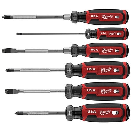 6PC Cushion Grip Screwdriver Set (USA) MPN:MT200-6