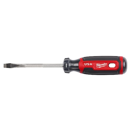 1/4 in. x 4 in. Slotted Cushion Grip Screwdriver (Made in USA) MPN:MT206