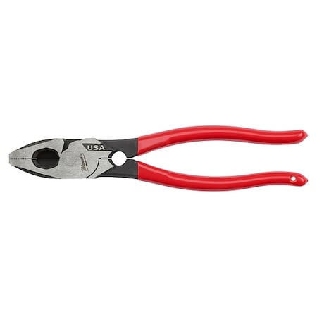 9 in. Lineman's Dipped Grip Pliers with Thread Cleaner (Made in USA) MPN:MT500T