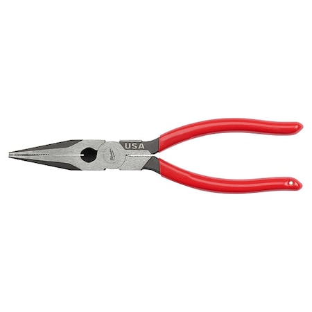 8 in. Long Nose Dipped Grip Pliers (Made in USA) MPN:MT505