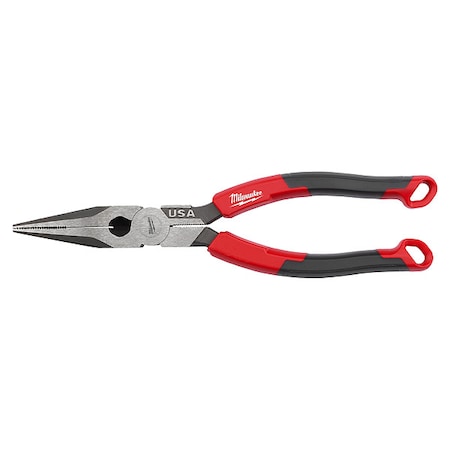8 in. Long Nose Comfort Grip Pliers (Made in USA) MPN:MT555