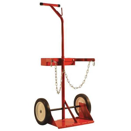 Steel Dual Cylinder Cart, with Tray MPN:DC40143