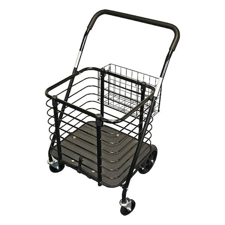 Shopping Cart, Steel, 23-in L, 23-in W MPN:SC38