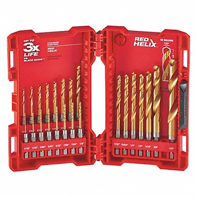Hex Shank Drill Set 23pc HSS MPN:48-89-4631