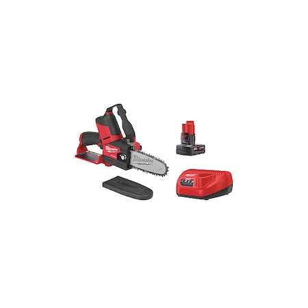 6 in L Cordless Battery-Powered Chainsaw Kit, 12 V DC, 4.0 Ah, Battery Included MPN:2527-21