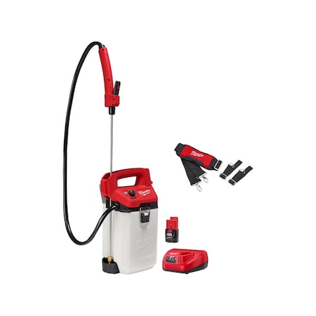 1 gal Sprayer Kit, Poly, 4 ft L Hose, 24 in L Wand, Adjustable Cone/ Fan Nozzle Spray Pattern MPN:2528-21G1, 49-16-2764