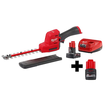 Cordless Battery-Powered Hedge Trimmer Kit, Double-Sided 8 in L Blade, 12 V Electric, 12 V MPN:2533-21, 48-11-2425