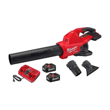 M18™ REDLITHIUM™ Cordless Blower and Battery Kit, 600 cfm, 145 mph, Battery Included, 65 dB MPN:2824-20, 48-11-1862, 48-59-1802