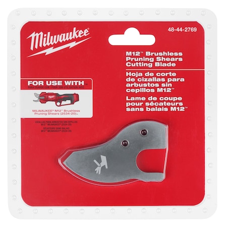 Replacement Blade For Pruning Shears, Steel 3 in L Blade, 3 in Tool L MPN:48-44-2769