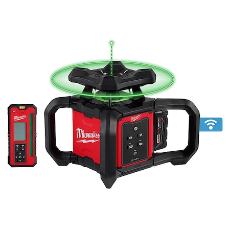 M18 Green Interior Rotary Laser Level Kit MPN:3702-21