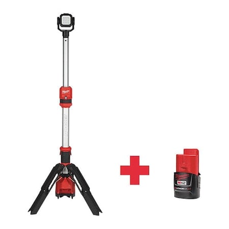 Cordless Job Site Light, Battery Included, Focus: Fixed MPN:2132-20, 48-11-2420