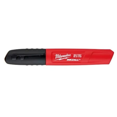 Ink Industrial Marker, Black, Bullet, PK2 MPN:48-22-3102