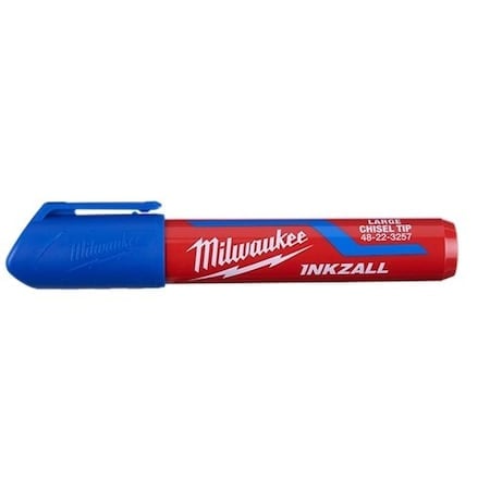 Ink Industrial Marker, Blue, Chisel MPN:48-22-3257