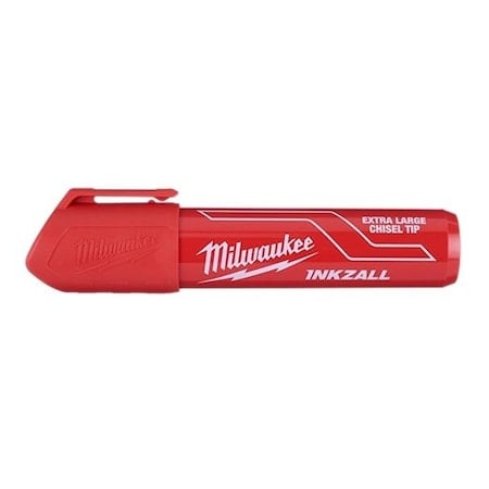 Ink Industrial Marker, Red, Chisel MPN:48-22-3266
