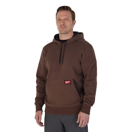 Hoodie, M, Brown, Men's MPN:351BR-M