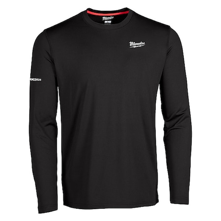 WorkSkin Crew Neck Baselayer, Black L MPN:403B-L