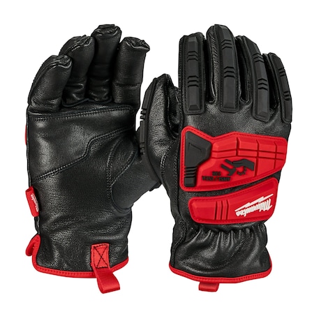 Impact Cut Level 5, Goatskin Leather Glov, Goatskin, Shirred Slip-On Cuff, Keystone Thumb, 2XL MPN:48-22-8784
